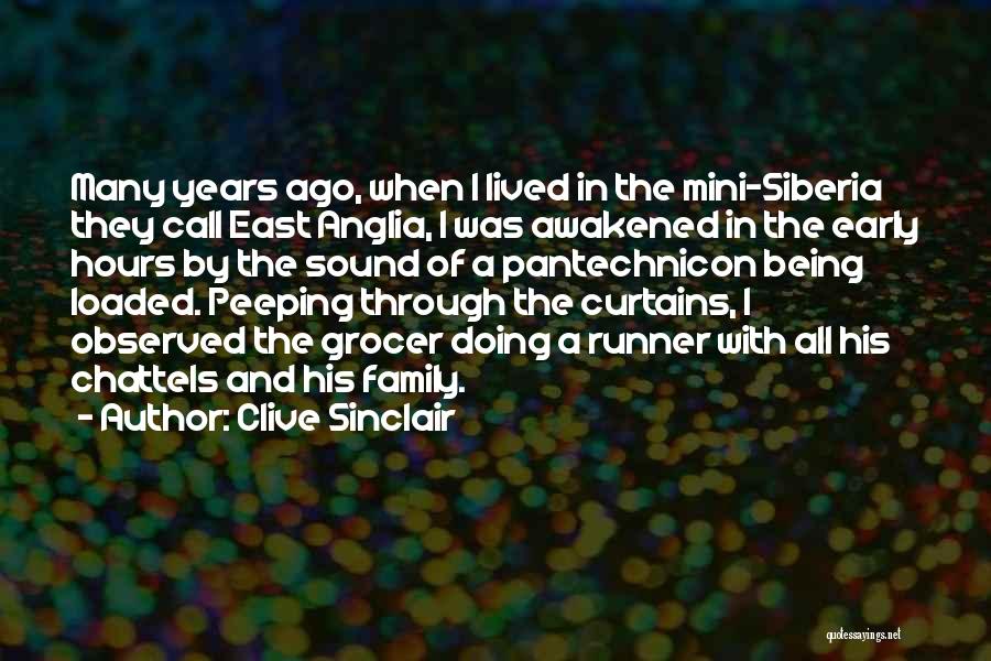 Being Awakened Quotes By Clive Sinclair