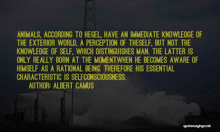 Being Aware Of The World Quotes By Albert Camus