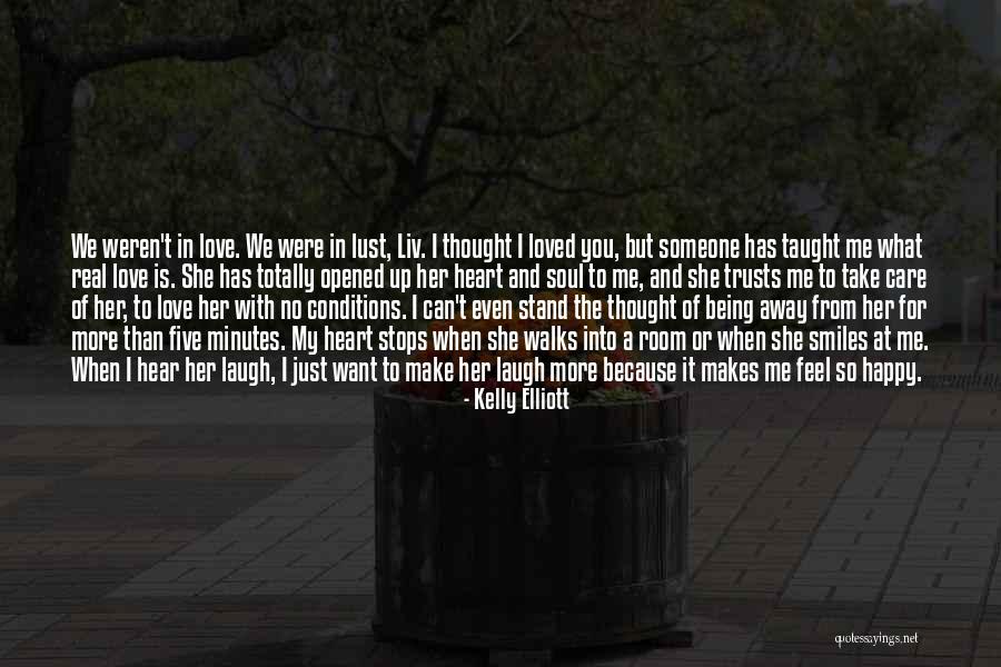 Being Away From You Love Quotes By Kelly Elliott