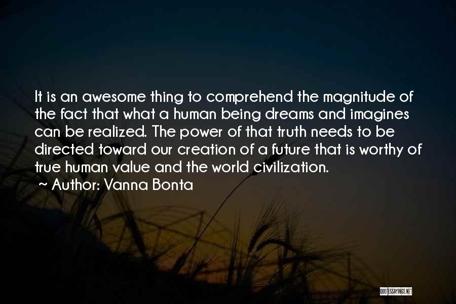 Being Awesome Quotes By Vanna Bonta