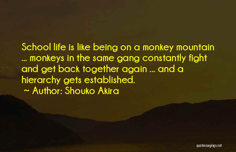 Being Back Together Again Quotes By Shouko Akira