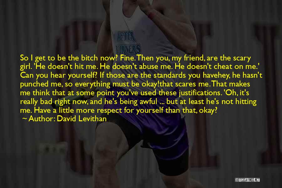 Being Bad At Relationships Quotes By David Levithan