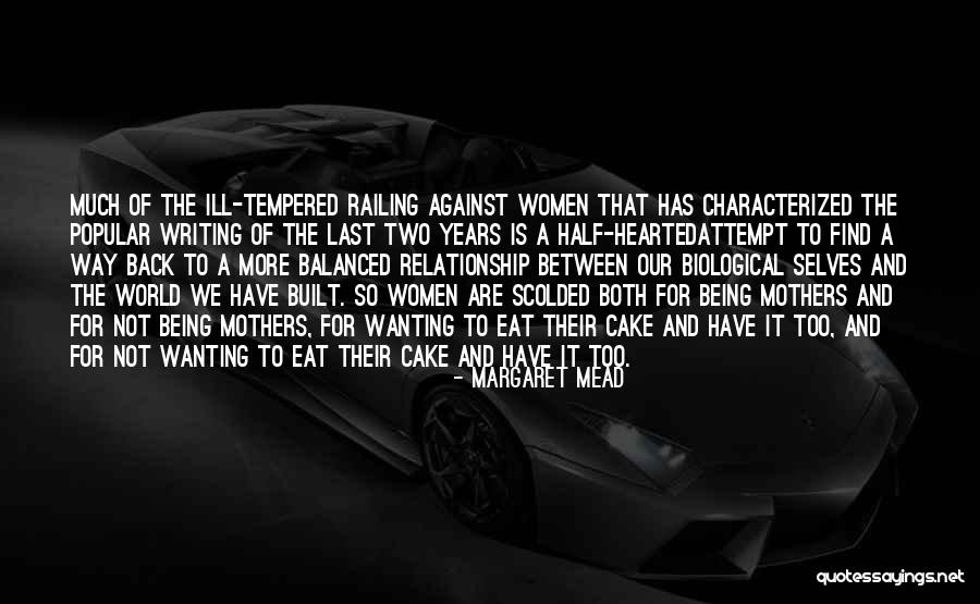 Being Balanced Quotes By Margaret Mead Being Balanced Quotes By Margaret Mead