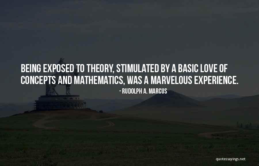 Being Basic Quotes By Rudolph A. Marcus Being Basic Quotes By Rudolph A. Marcus