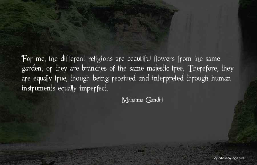 Being Beautiful And Different Quotes By Mahatma Gandhi