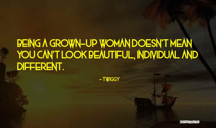 Being Beautiful And Different Quotes By Twiggy