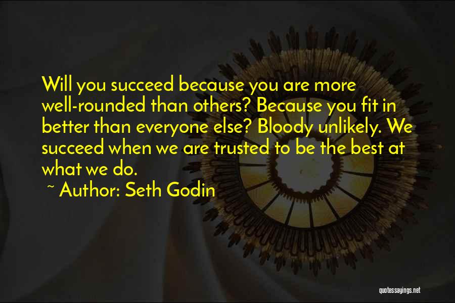 Being Better Than Others Quotes By Seth Godin