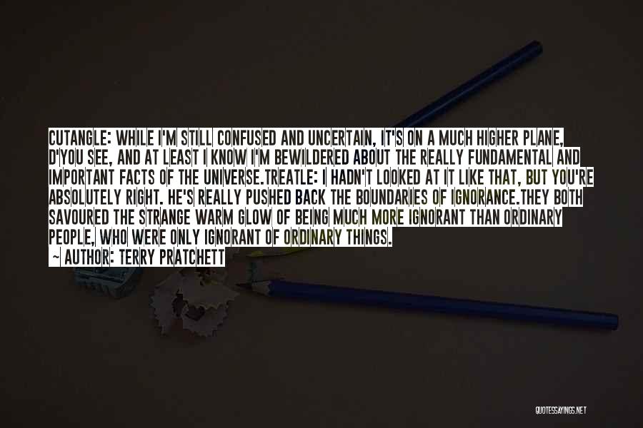 Being Bewildered Quotes By Terry Pratchett