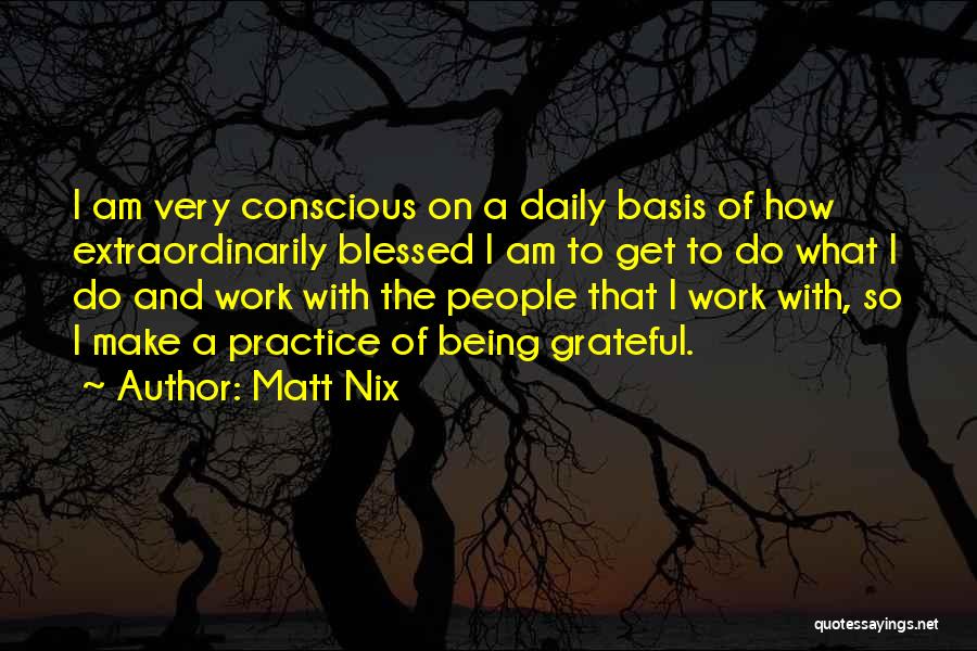 Being Blessed And Grateful Quotes By Matt Nix