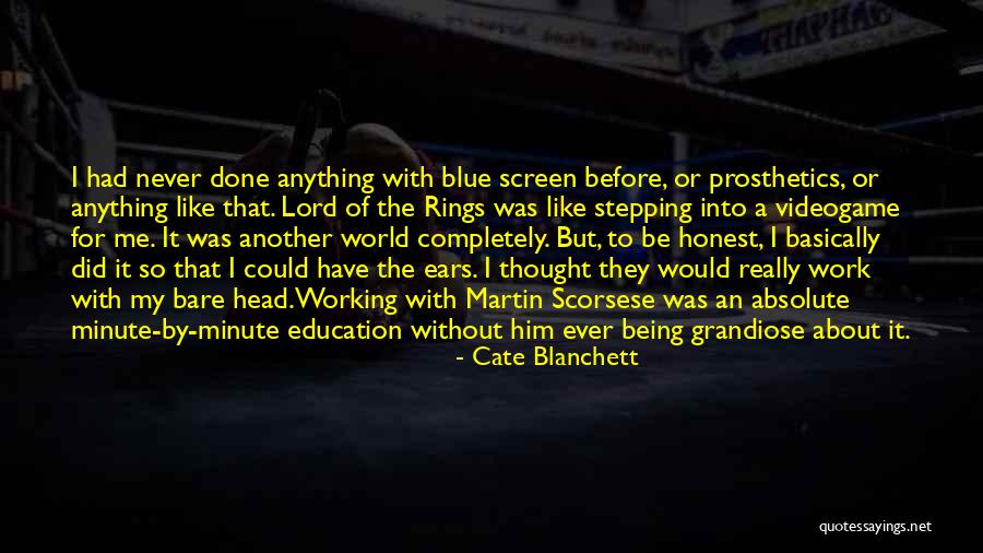 Being Blue Quotes By Cate Blanchett Being Blue Quotes By Cate Blanchett