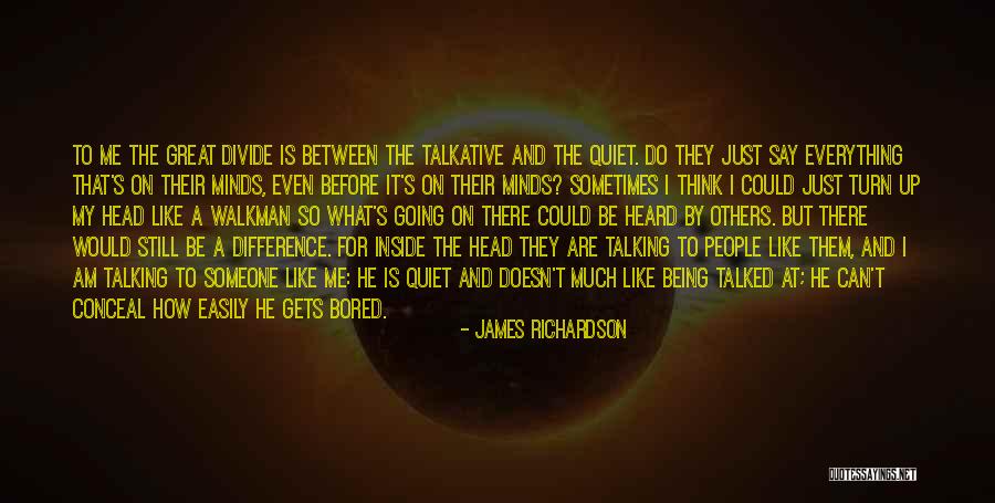 Being Bored Quotes By James Richardson