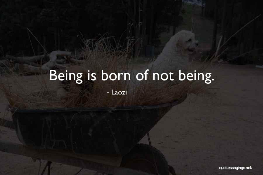 Being Born To Do Something Quotes By Laozi