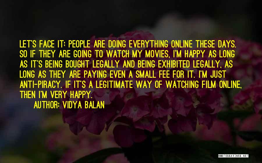 Being Bought Quotes By Vidya Balan