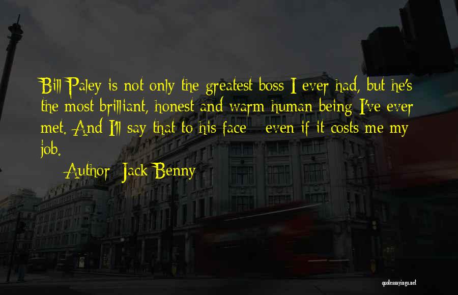 Being Brilliant Quotes By Jack Benny