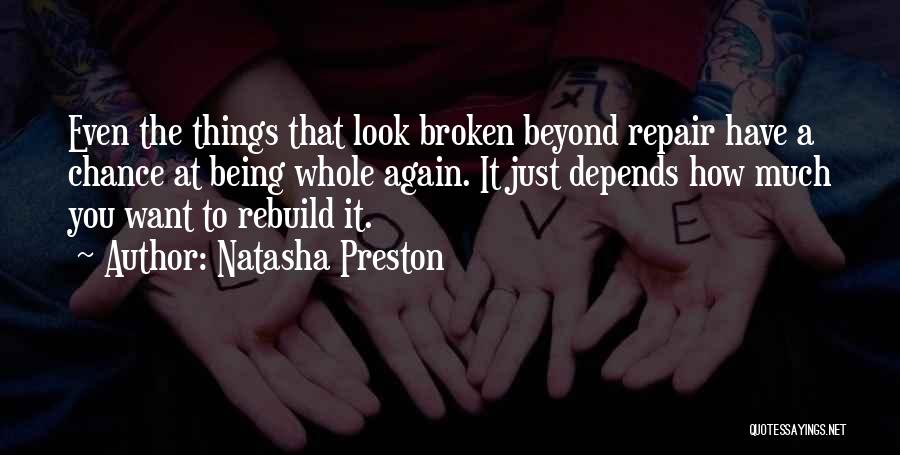 Being Broken Beyond Repair Quotes By Natasha Preston