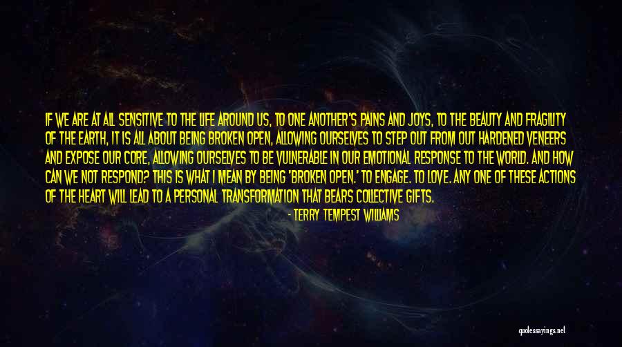 Being Broken Heart Quotes By Terry Tempest Williams Being Broken Heart Quotes By Terry Tempest Williams