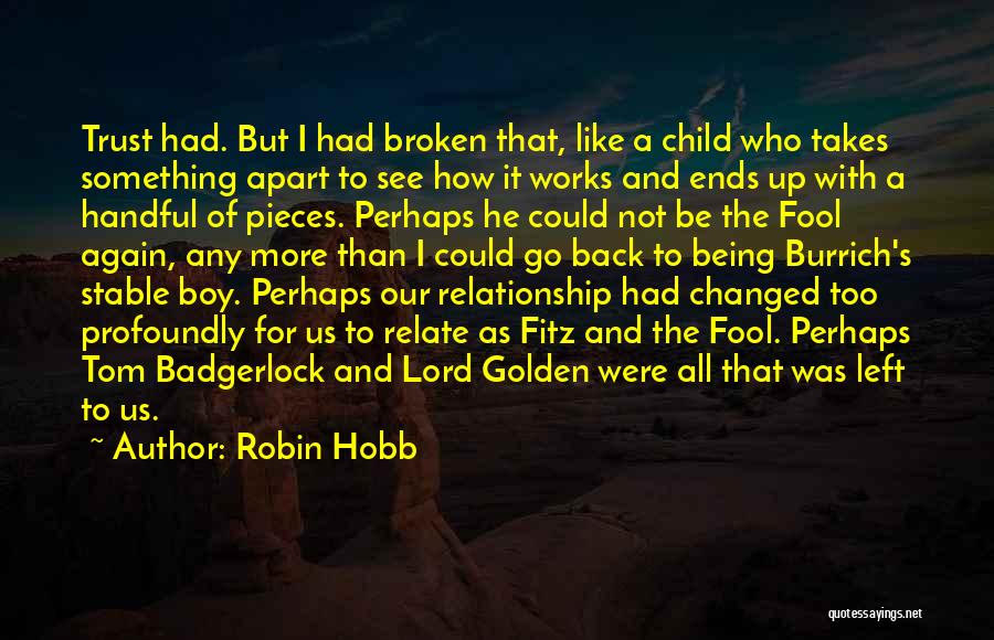 Being Broken Up With Quotes By Robin Hobb