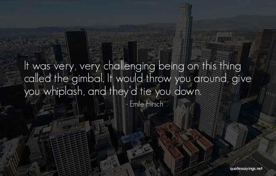 Being Called Quotes By Emile Hirsch