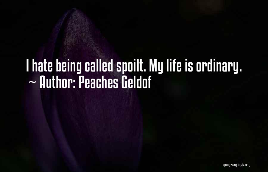 Being Called Quotes By Peaches Geldof