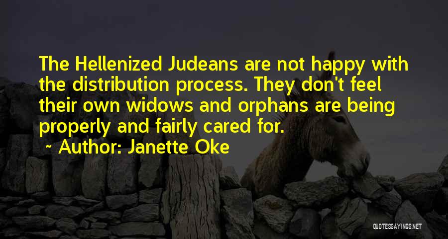 Being Cared For Quotes By Janette Oke