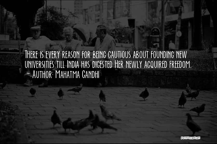 Being Cautious Quotes By Mahatma Gandhi