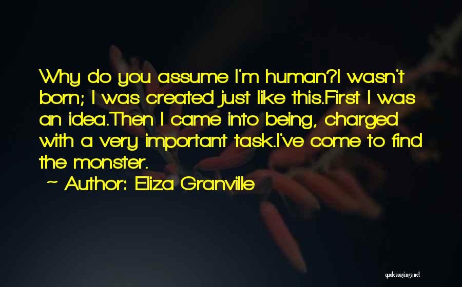 Being Charged Up Quotes By Eliza Granville