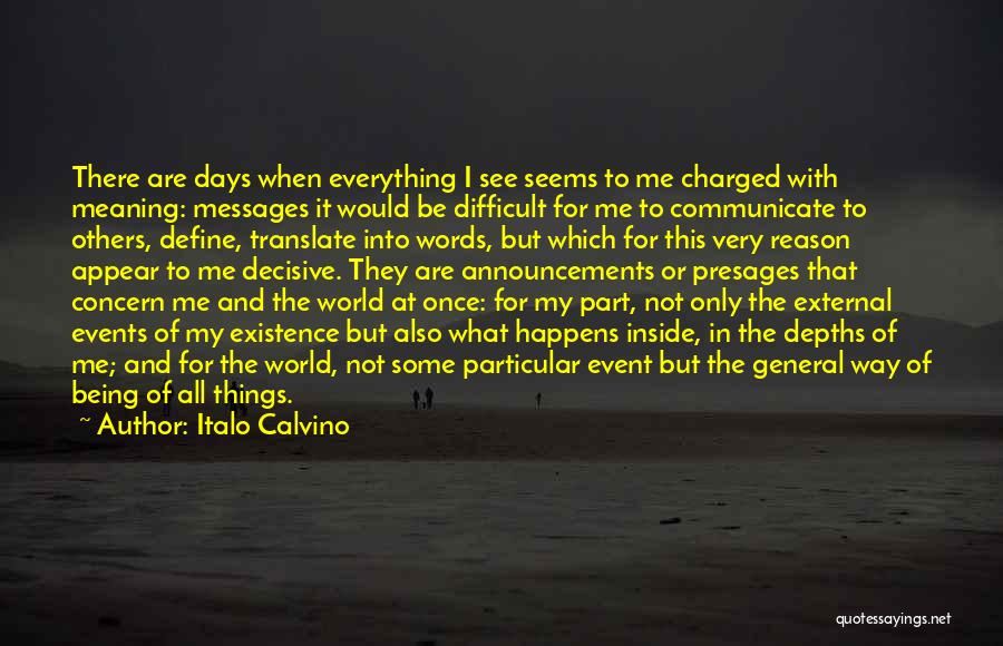 Being Charged Up Quotes By Italo Calvino