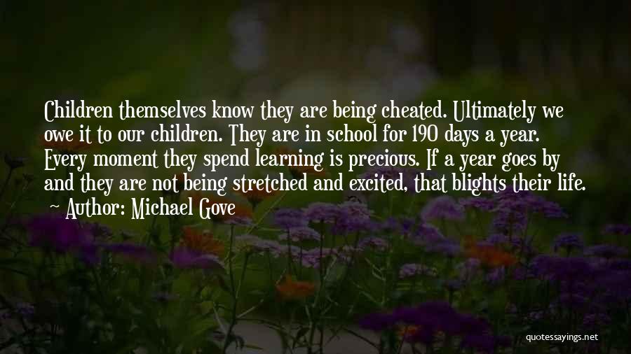 Being Cheated On Quotes By Michael Gove