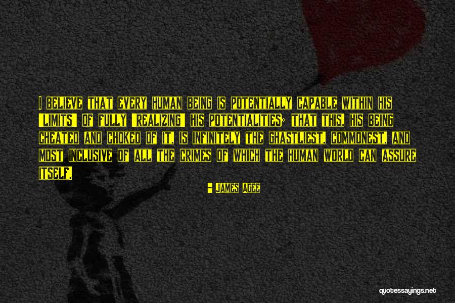 Being Cheated Quotes By James Agee Being Cheated Quotes By James Agee
