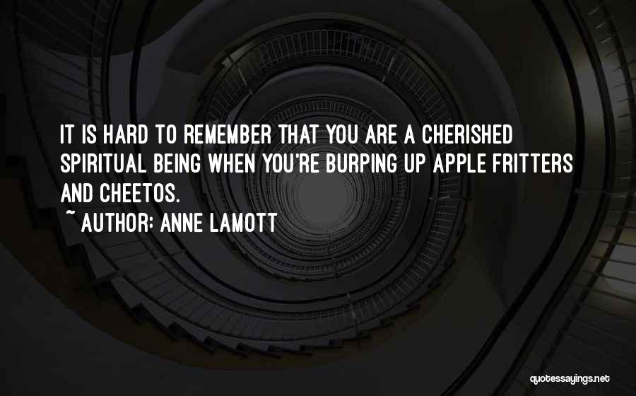 Being Cherished Quotes By Anne Lamott