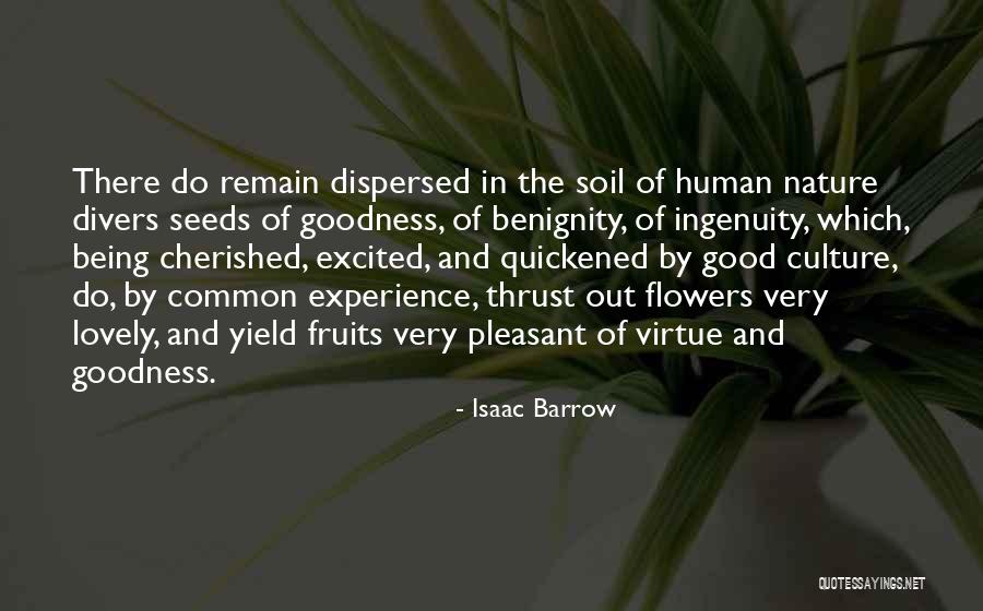 Being Cherished Quotes By Isaac Barrow