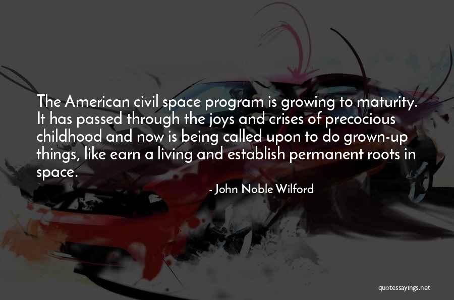 Being Civil With Someone Quotes By John Noble Wilford