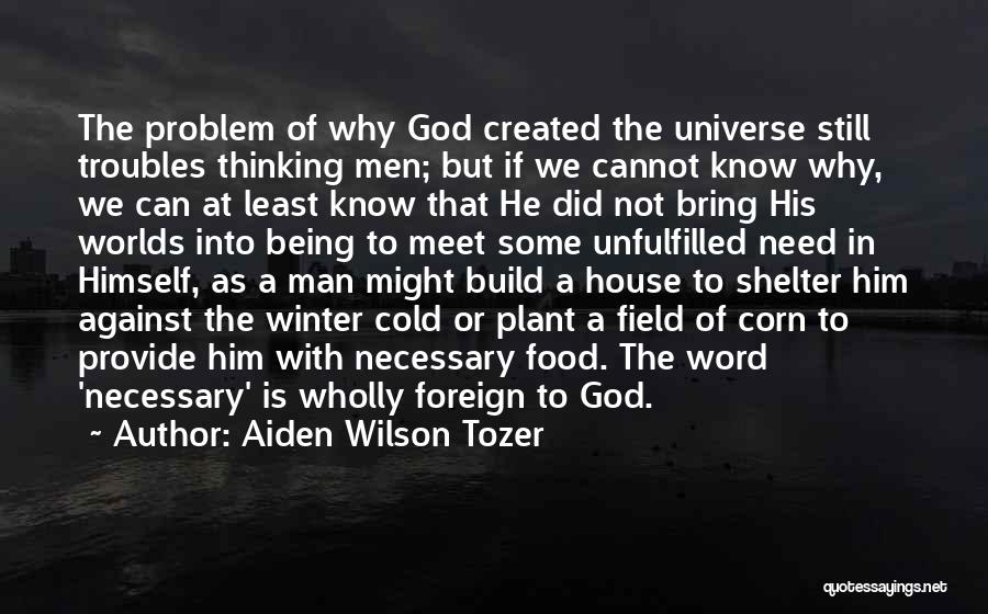 Being Cold In Winter Quotes By Aiden Wilson Tozer