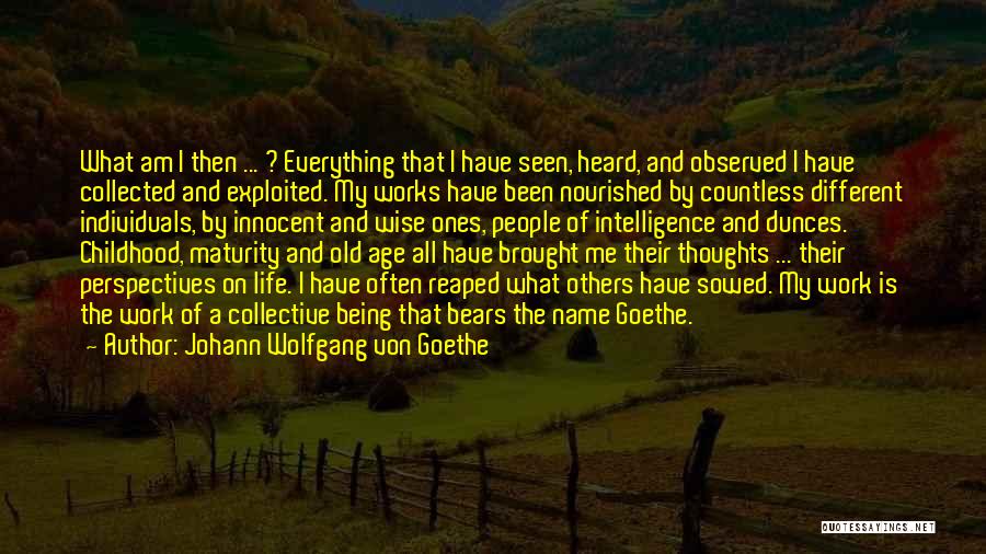 Being Collected Quotes By Johann Wolfgang Von Goethe