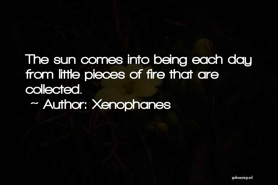 Being Collected Quotes By Xenophanes