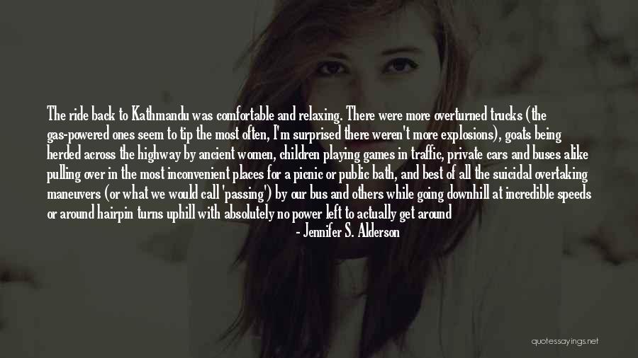 Being Comfortable Alone Quotes By Jennifer S. Alderson