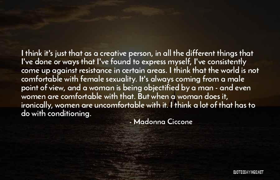 Being Comfortable With Your Sexuality Quotes By Madonna Ciccone