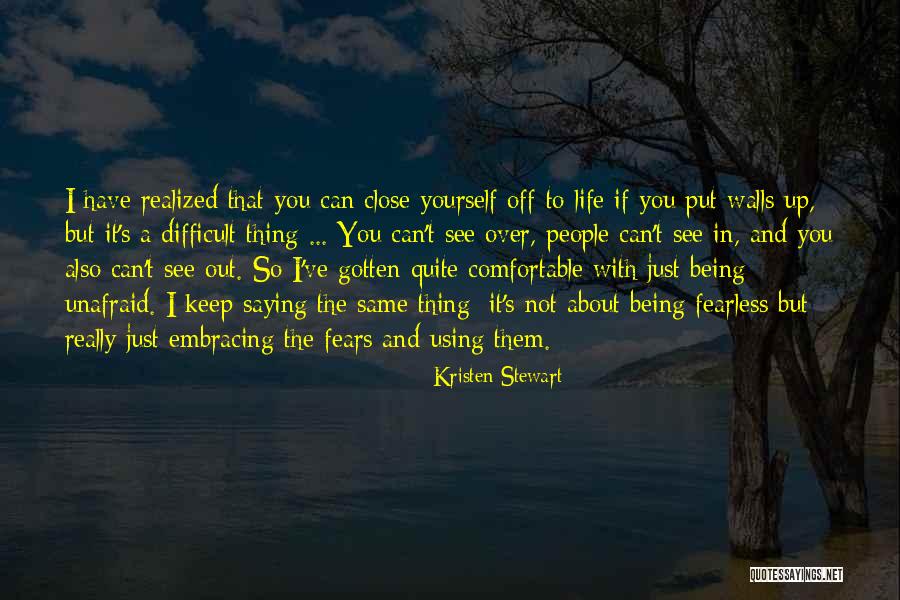 Being Comfortable With Yourself Quotes By Kristen Stewart Being Comfortable With Yourself Quotes By Kristen Stewart