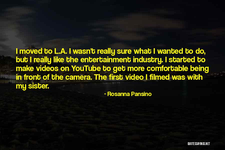 Being Comfortable With Yourself Quotes By Rosanna Pansino Being Comfortable With Yourself Quotes By Rosanna Pansino