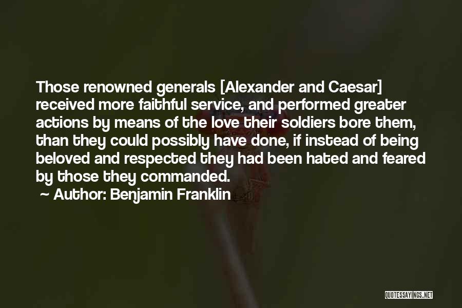 Being Commanded Quotes By Benjamin Franklin