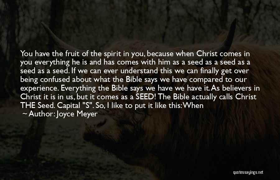 Being Compared Quotes By Joyce Meyer