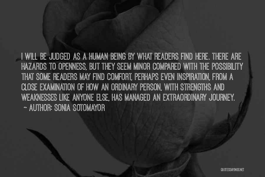 Being Compared Quotes By Sonia Sotomayor