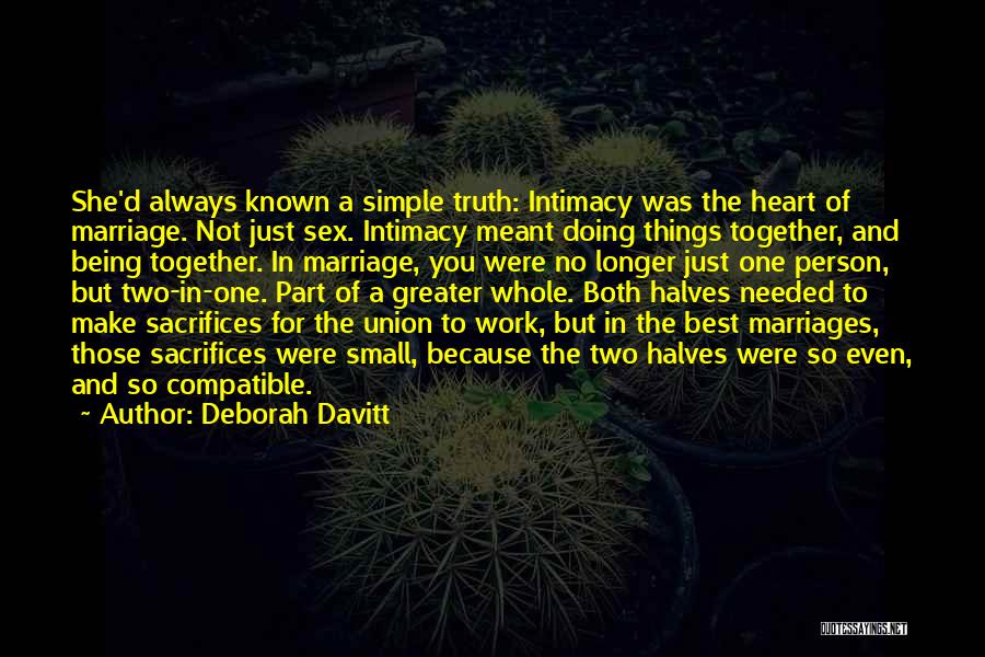 Being Compatible With Someone Quotes By Deborah Davitt