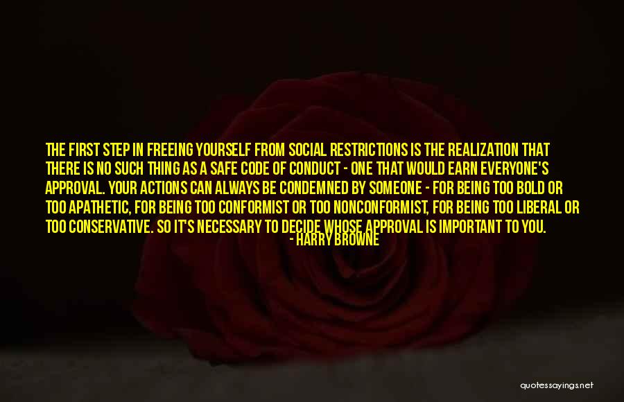 Being Condemned Quotes By Harry Browne Being Condemned Quotes By Harry Browne