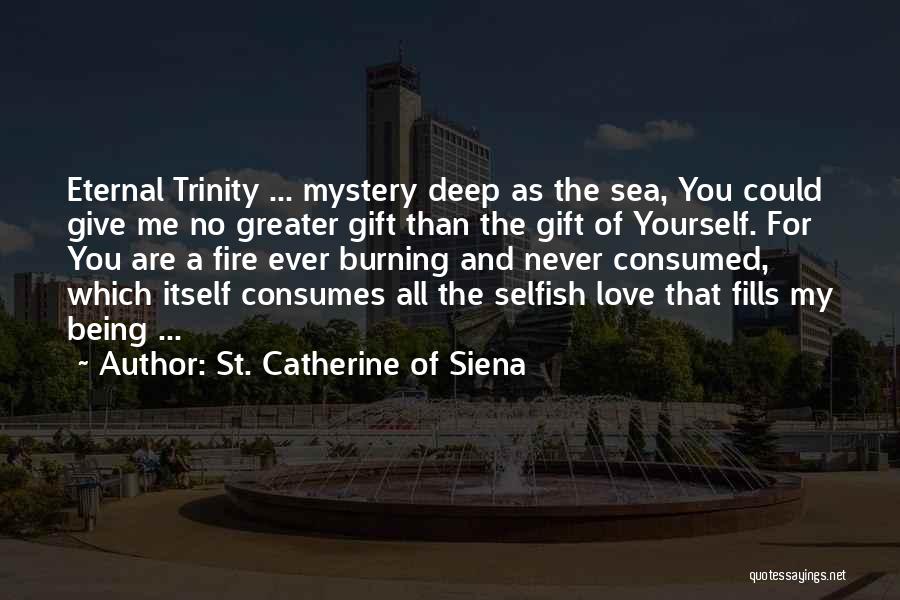 Being Consumed By Love Quotes By St. Catherine Of Siena