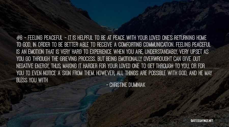 Being Contented With Him Quotes By Christine Duminiak