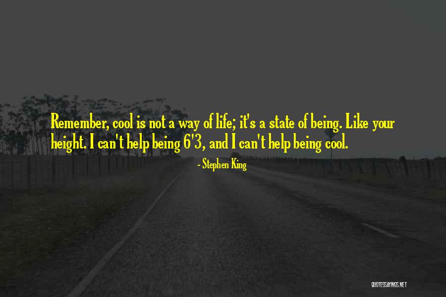 Being Cool With Your Ex Quotes By Stephen King Being Cool With Your Ex Quotes By Stephen King