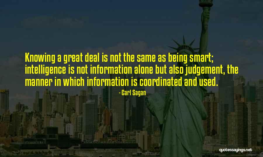 Being Coordinated Quotes By Carl Sagan Being Coordinated Quotes By Carl Sagan