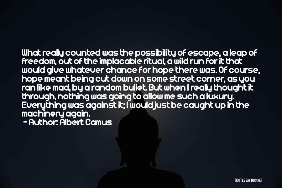 Being Counted Out Quotes By Albert Camus