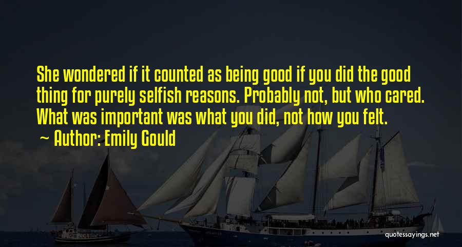 Being Counted Out Quotes By Emily Gould